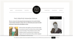 Desktop Screenshot of creativefashionforum.com