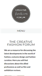 Mobile Screenshot of creativefashionforum.com